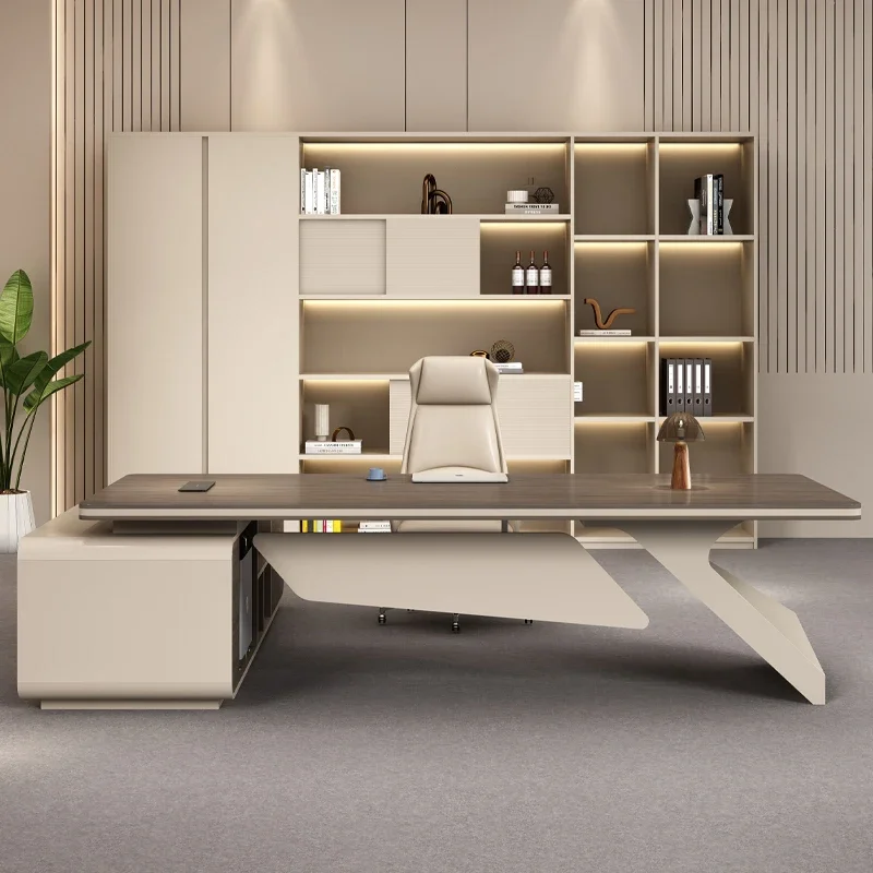 Home Office Work Table - Bureau met opbergruimte, gaming bureau, executive