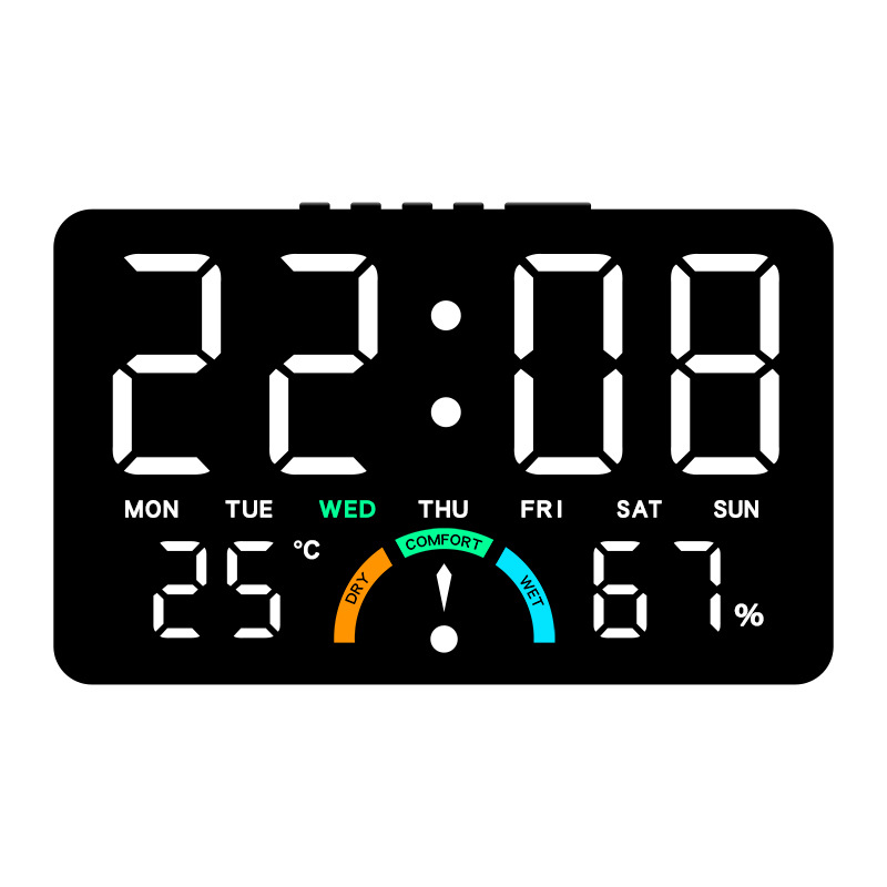 Led Desk Clock - Nieuwste digitale klok LED-wekker Elektronische bureauklok