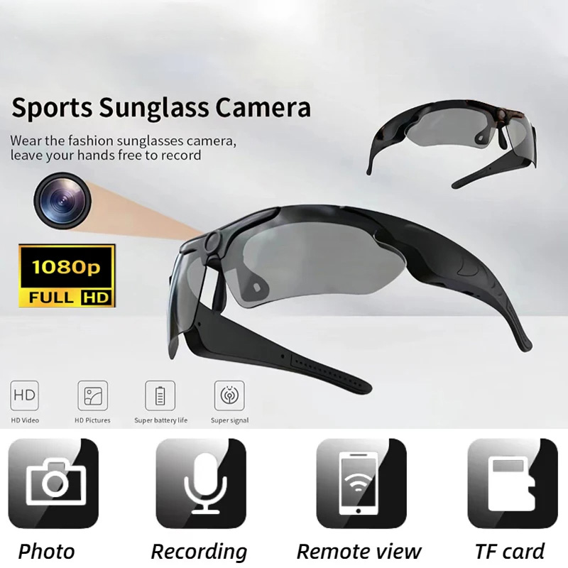 Webcam Hd 1080P - 1080P HD Camera Smart Bril Mini