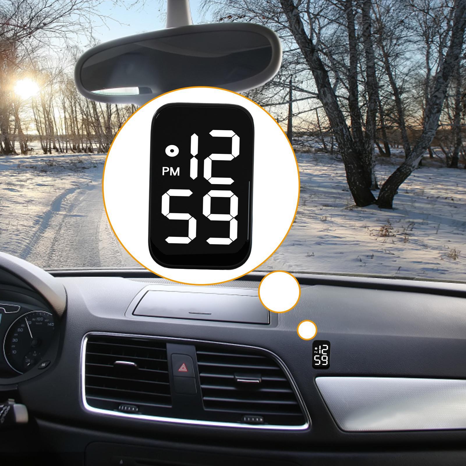 Led Desk Clock - Geweldige draagbare waterdichte lichtgevende autoklok LED