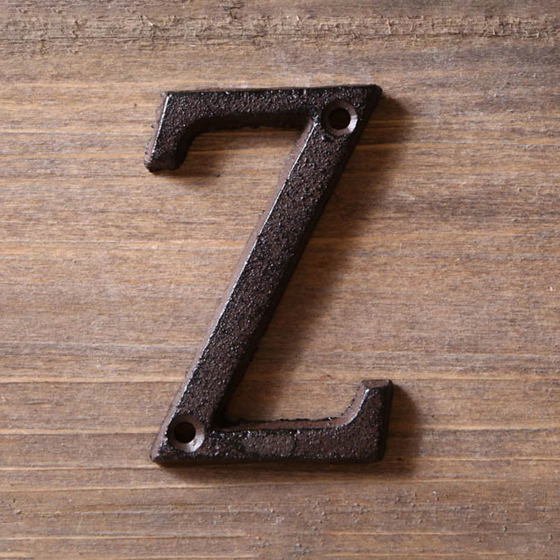 Home Office Number - Metalen Letters Nummers Gietijzeren Decoratie Huis