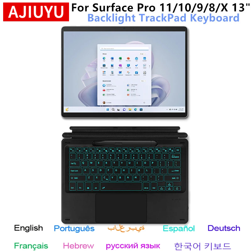 Home Office Pro - Bluetooth-toetsenbord voor Microsoft Surface Pro 11