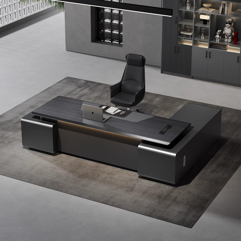 Home Office Work Table - Luxe L-vormen computerbureau met opbergruimte Bureau