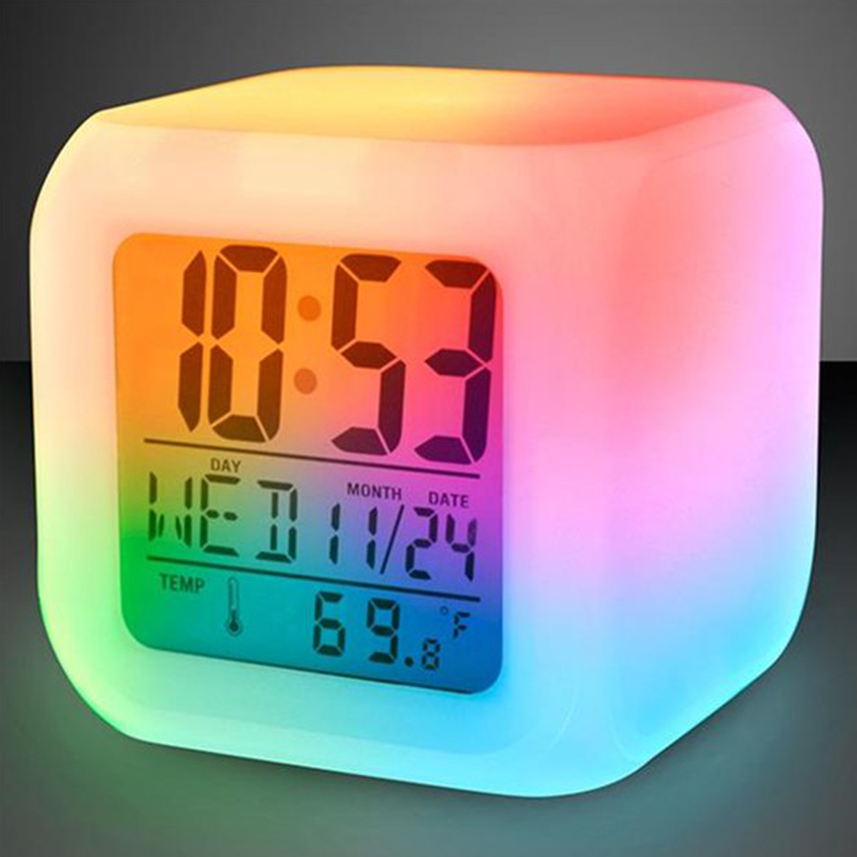 Led Desk Clock - LED digitale wekker Mini bureaukubusklok met
