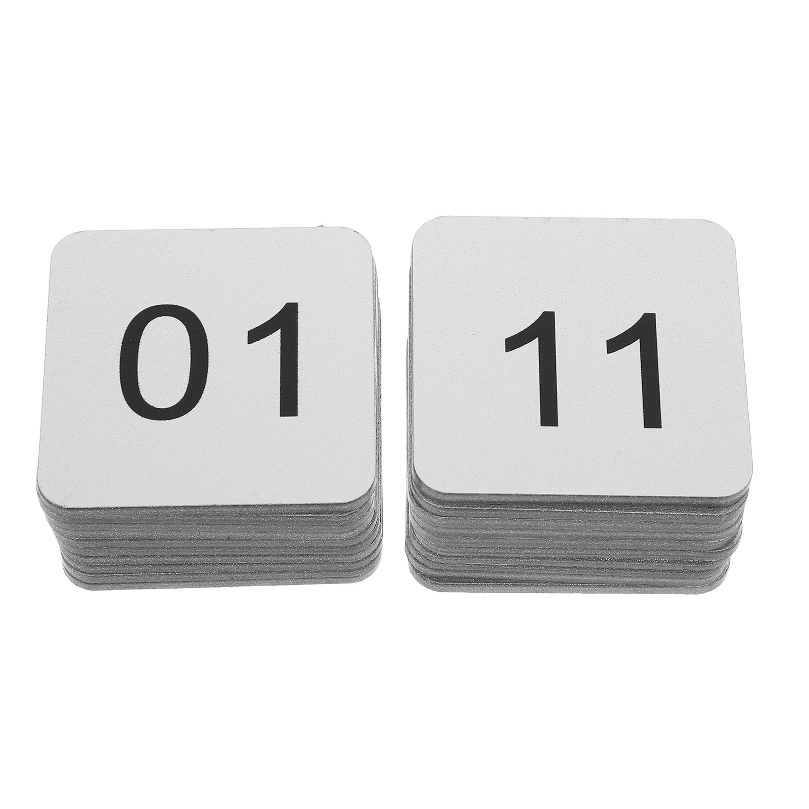 Home Office Number - 20 stuks zelfklevende acryl nummerstickers locker