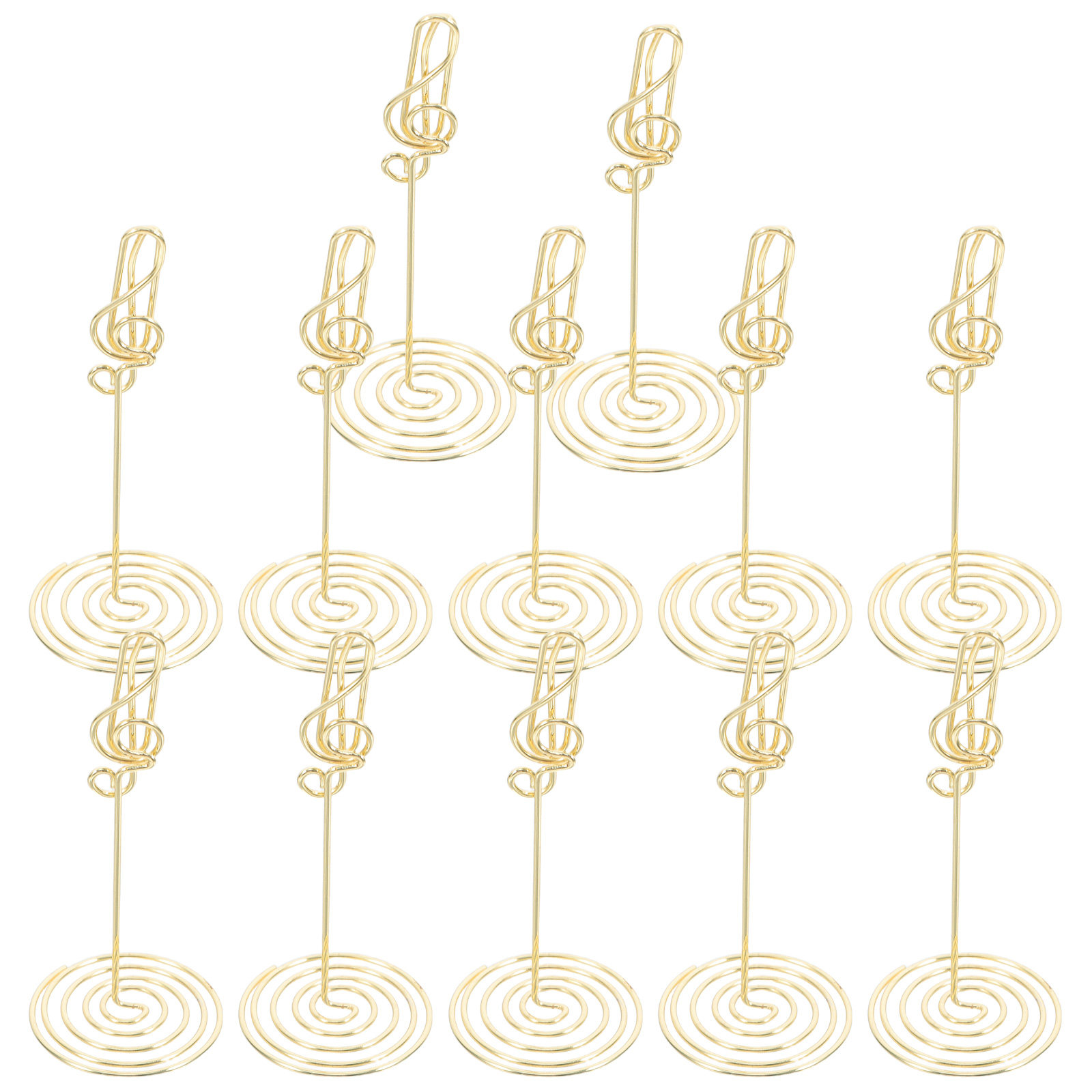 Home Office Number - 12 stuks muzieknoot desktop kaarthouders tafelnummerstandaards
