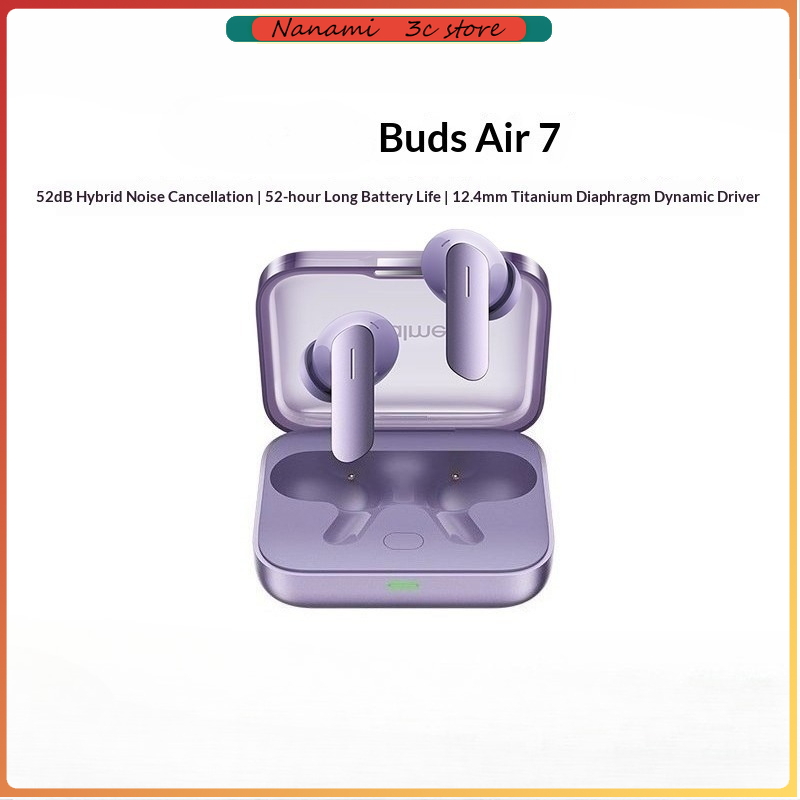 Noise Canceling Headphones - Originele realme Buds Air 7 52dB