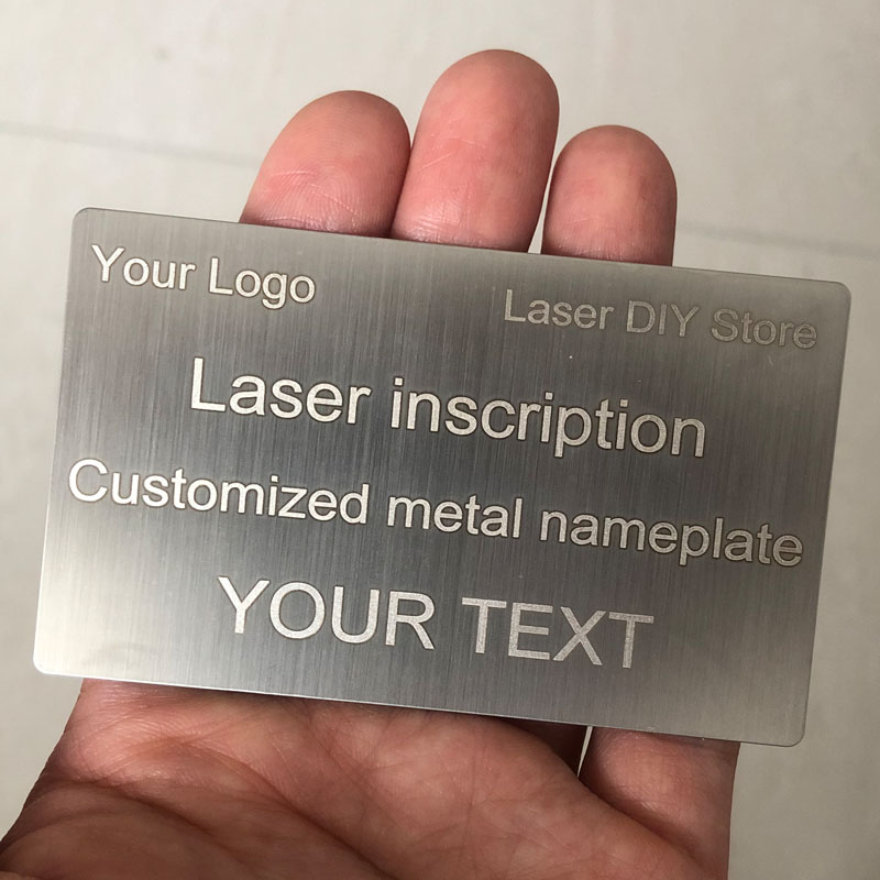 Home Office Number - Aanpasbare broches pin gepersonaliseerde gegraveerde tekst