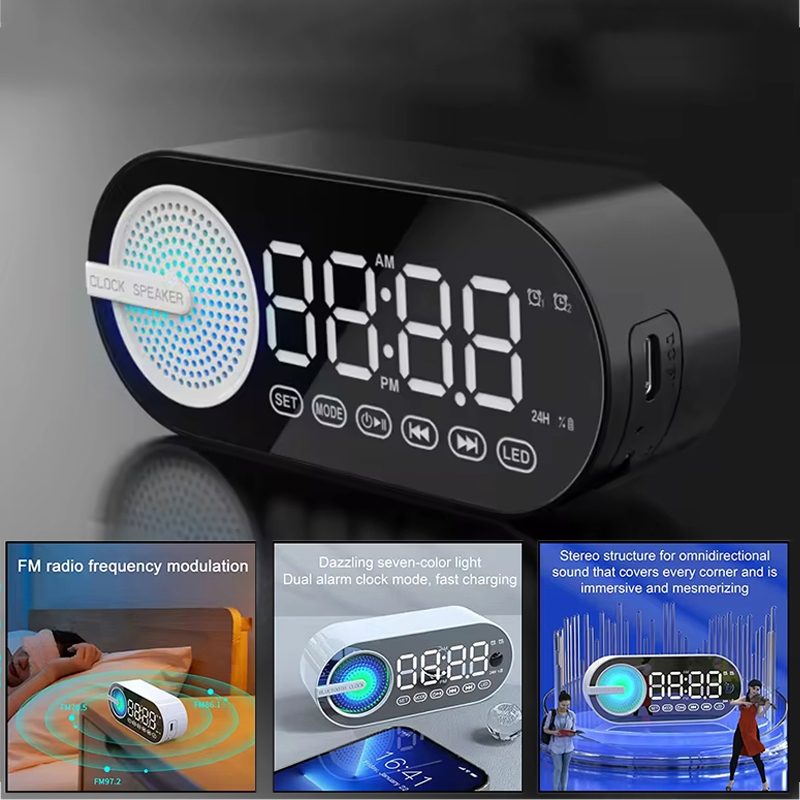 USB-oplaadbare FM-radio wekker - Led Desk Clock recensie en prijs
