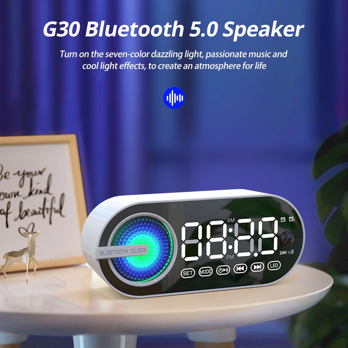 USB-oplaadbare FM-radio wekker - Led Desk Clock recensie en prijs