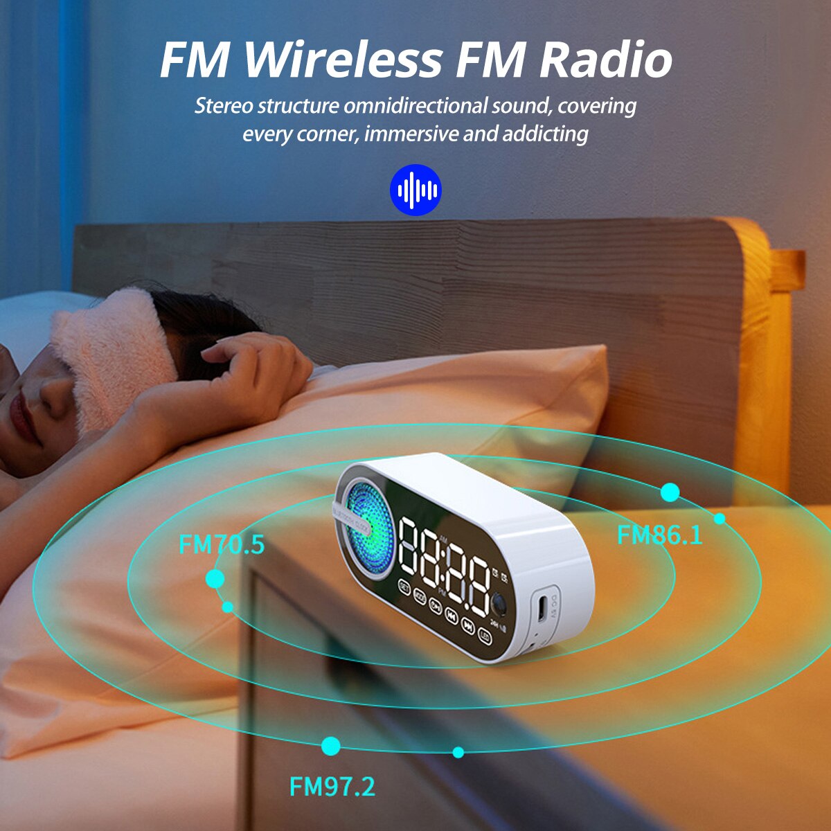 USB-oplaadbare FM-radio wekker - Led Desk Clock recensie en prijs