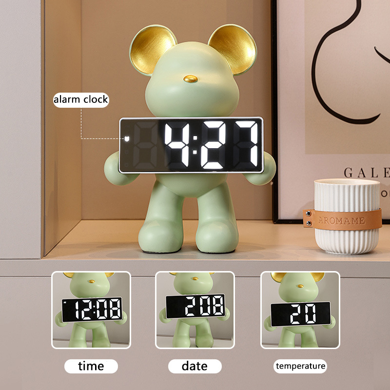 Nordic Creatieve Hars Beer Klo - Led Desk Clock recensie en prijs
