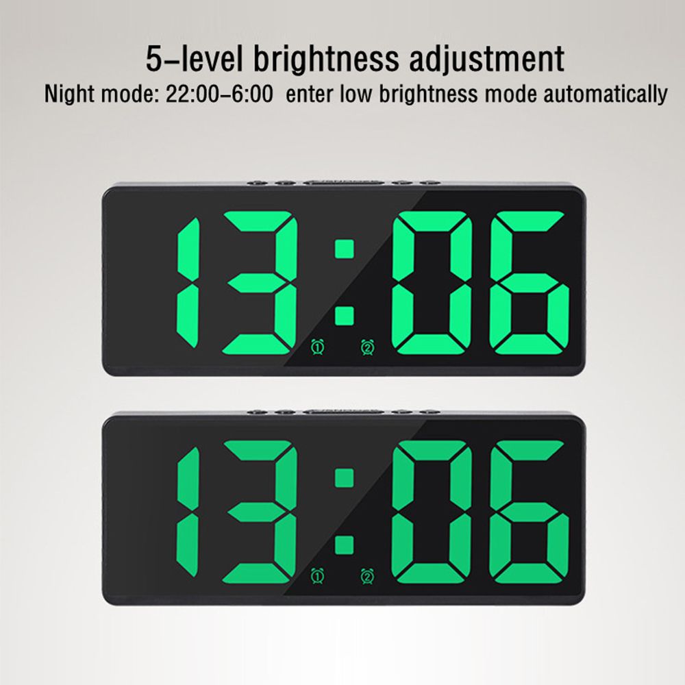 Spraakbesturing Digitale Wekke - Led Desk Clock recensie en prijs