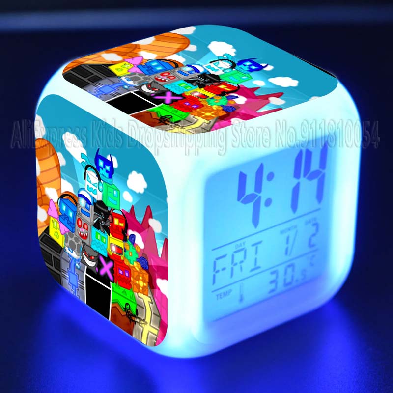 Angry Geometrie Dash Wekkers K - Led Desk Clock recensie en prijs