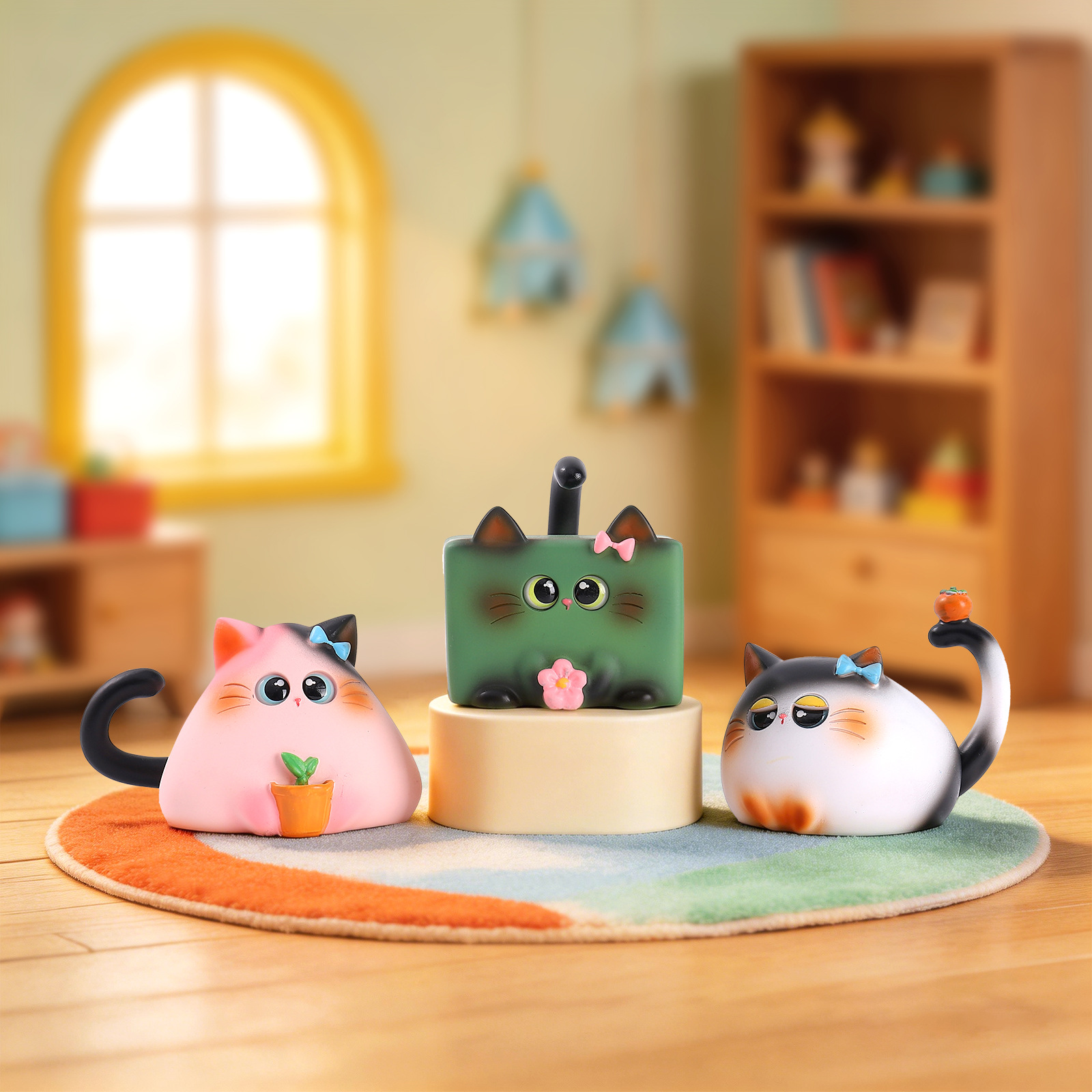 Blind Box Kat Beeldje Hars Cre - Home Office Hidden Desk recensie en prijs