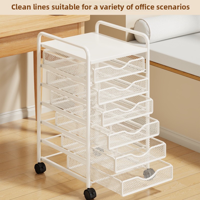 Mobiele archiefkast voor op ka - Rolling File Cart recensie en prijs