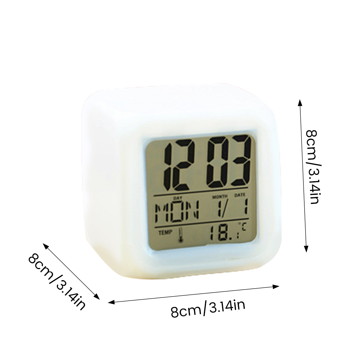 LED digitale wekker Mini burea - Led Desk Clock recensie en prijs