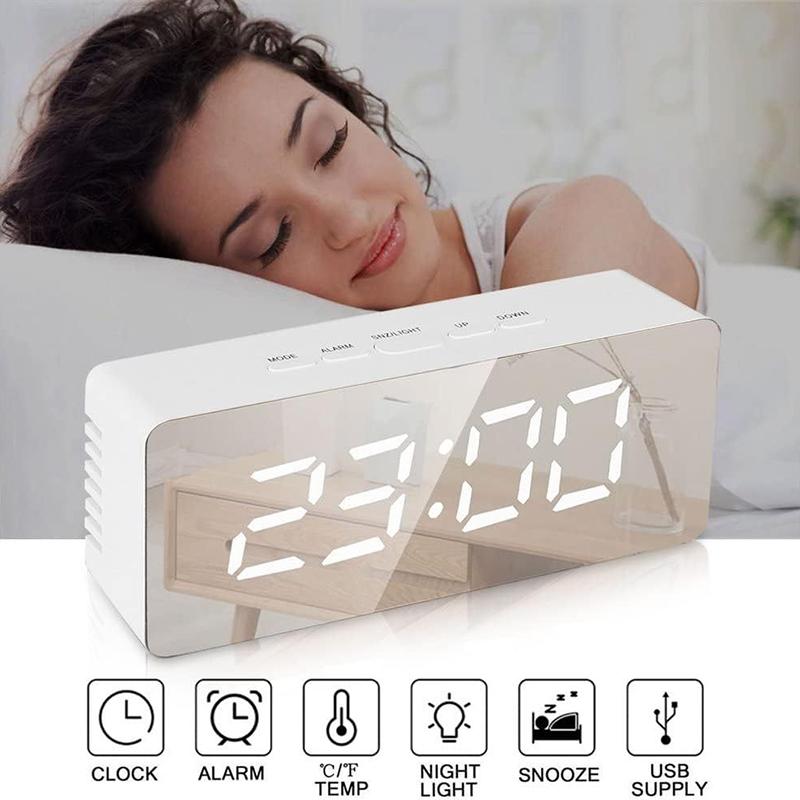 Digitale wekker LED elektronis - Led Desk Clock recensie en prijs