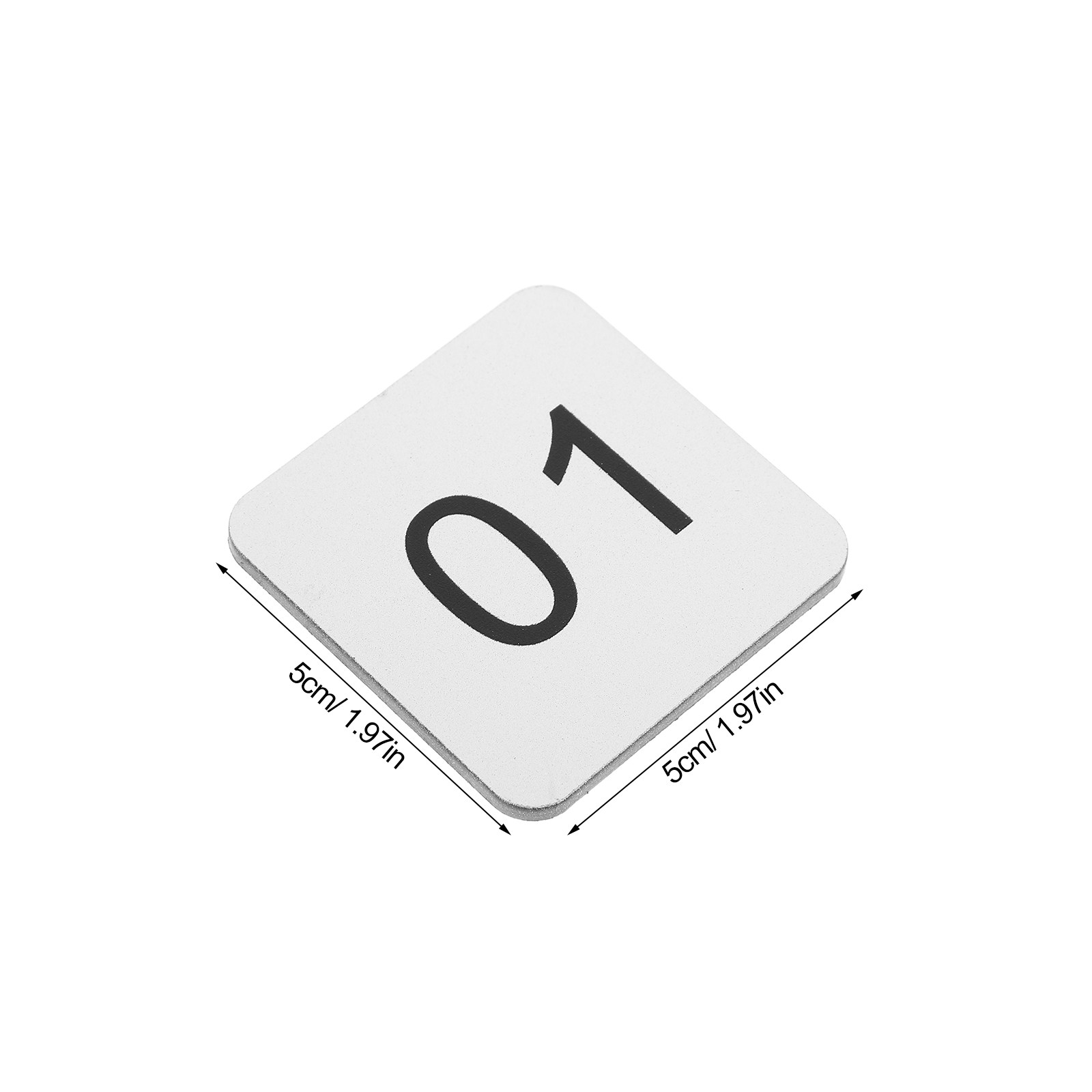 20 stuks zelfklevende acryl nu - Home Office Number recensie en prijs