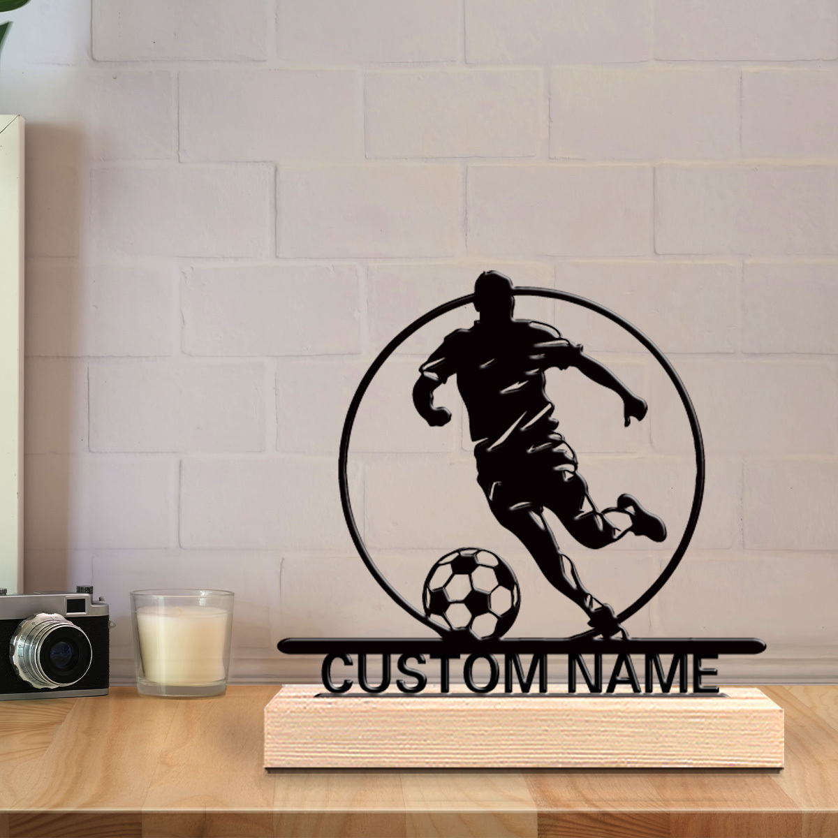 Aangepaste voetbalspeler metal - Home Office Hidden Desk recensie en prijs