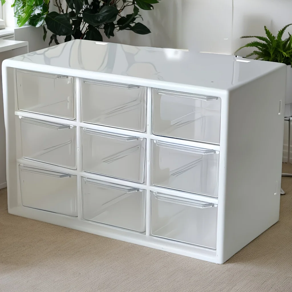 Opbergdoos van kralenmateriaal - Home Office Hidden Desk recensie en prijs
