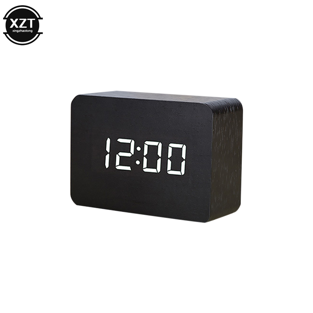 Mode-wekker LED houten horloge - Led Desk Clock recensie en prijs