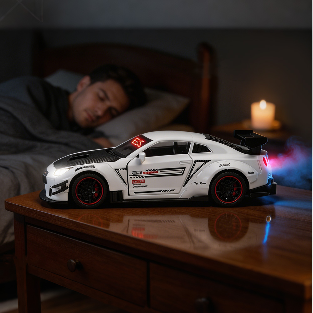 1 STKS Oplaadbare Hypercar-mod - Led Desk Clock recensie en prijs