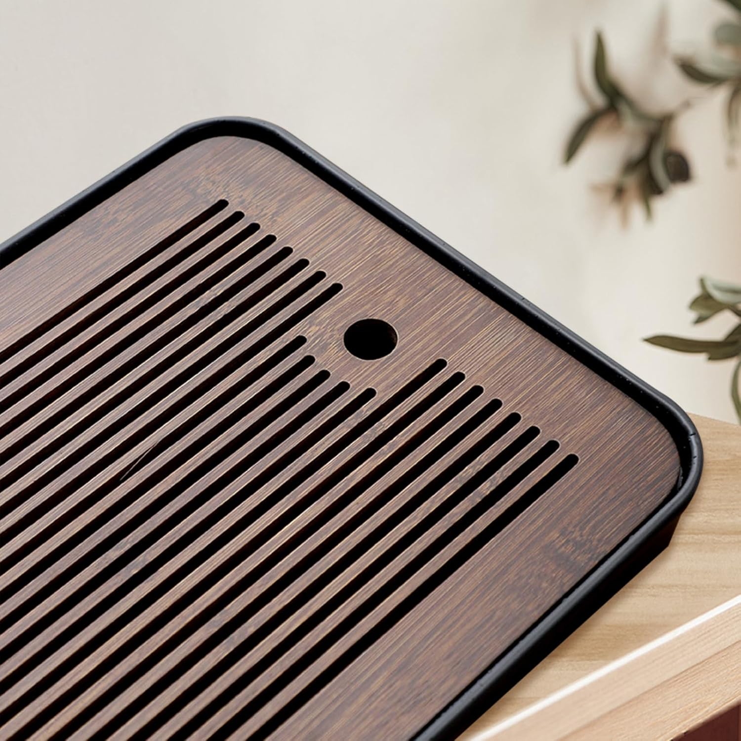 Natuurlijke bamboe theeblad me - Home Office Hidden Desk recensie en prijs