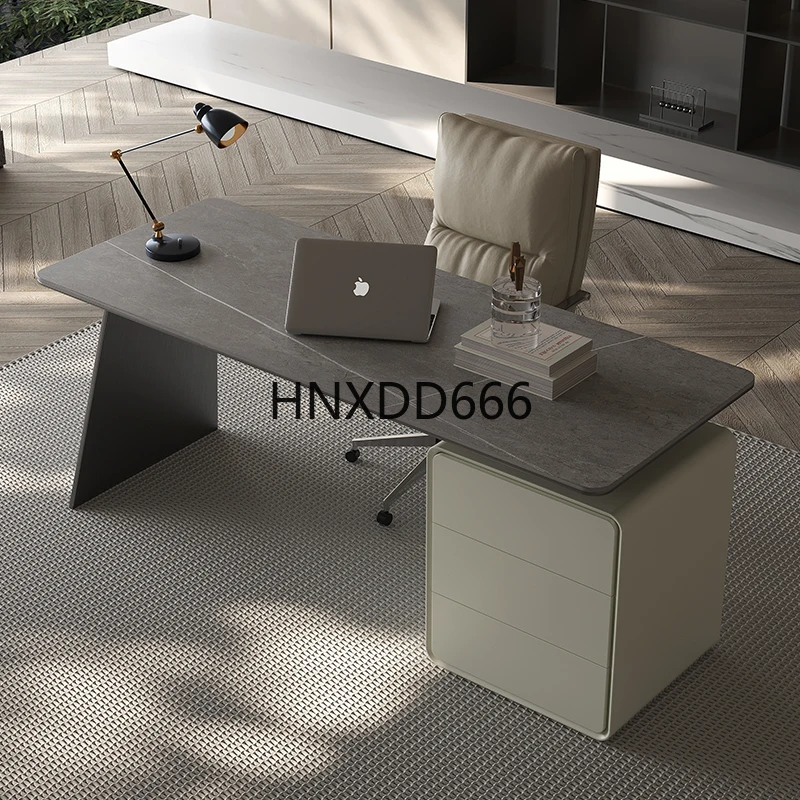 Luxe Rock Slab Studiebureau, L - Home Office Work Table recensie en prijs