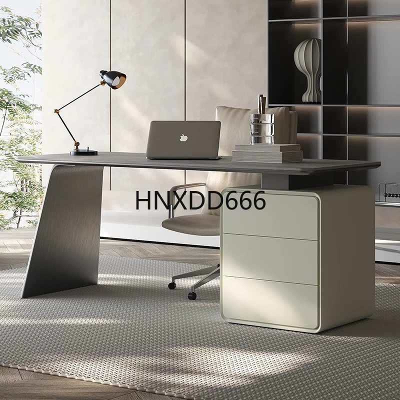 Luxe Rock Slab Studiebureau, L - Home Office Work Table recensie en prijs