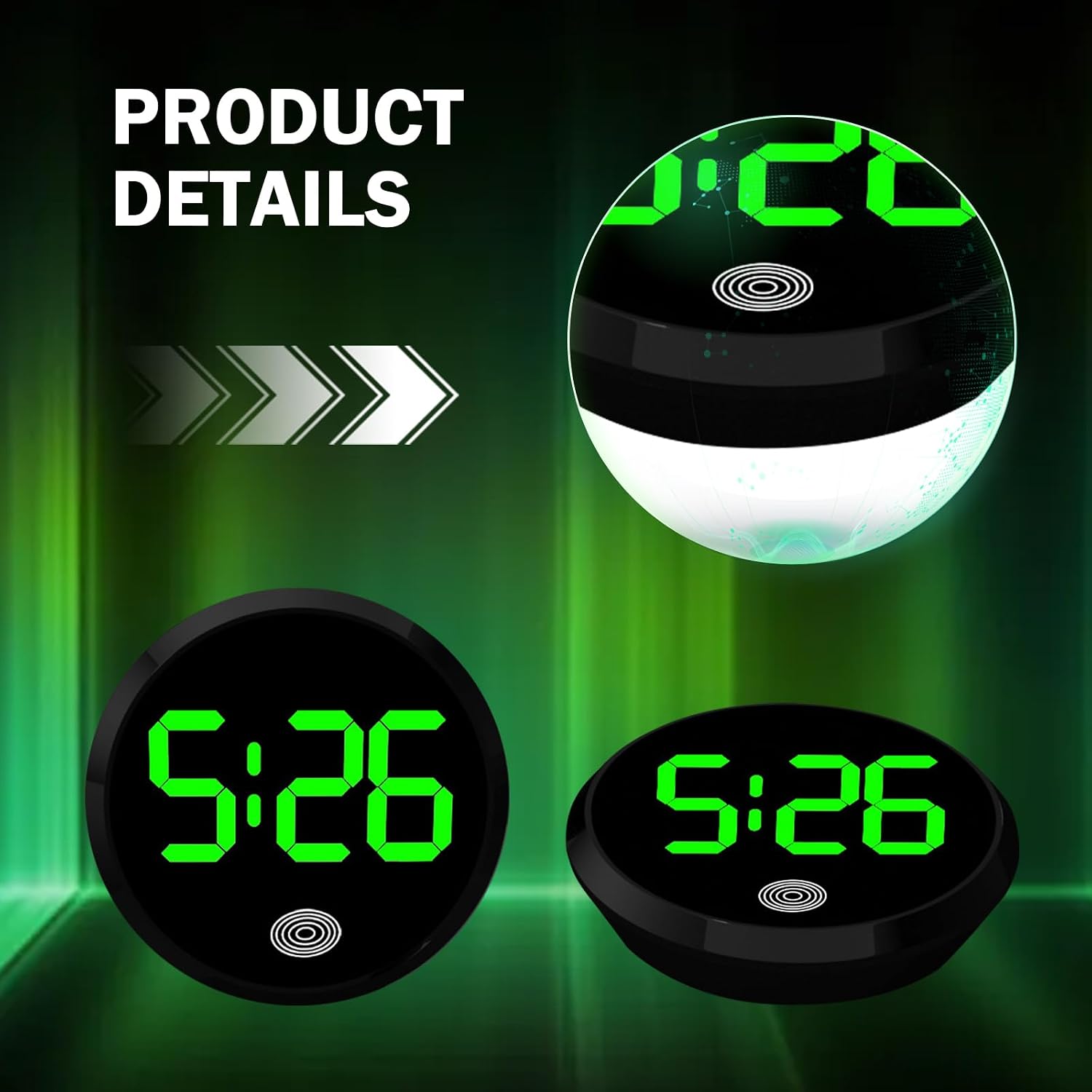 Universele digitale autodashbo - Led Desk Clock recensie en prijs