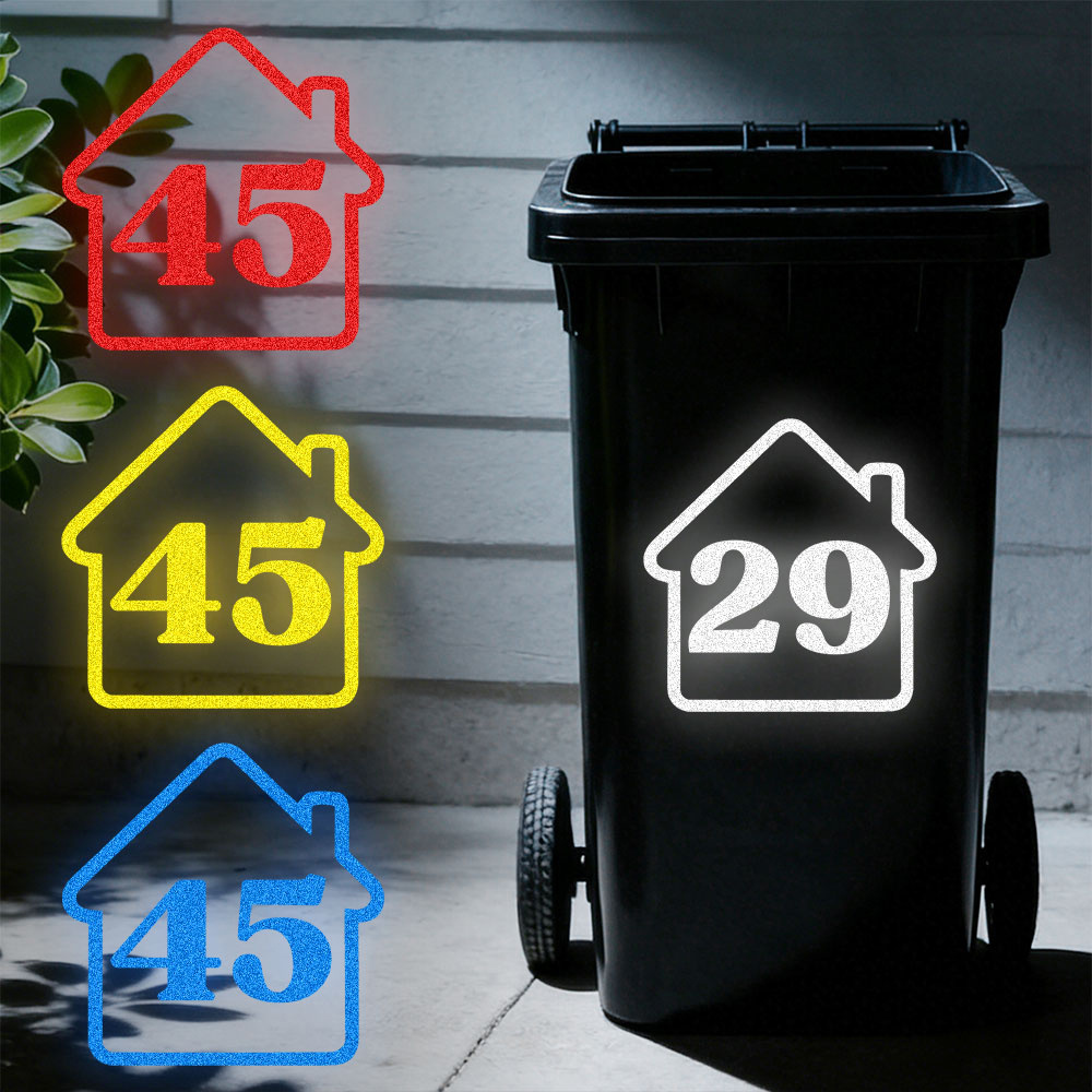3 STKS Aangepaste reflecterend - Home Office Number recensie en prijs