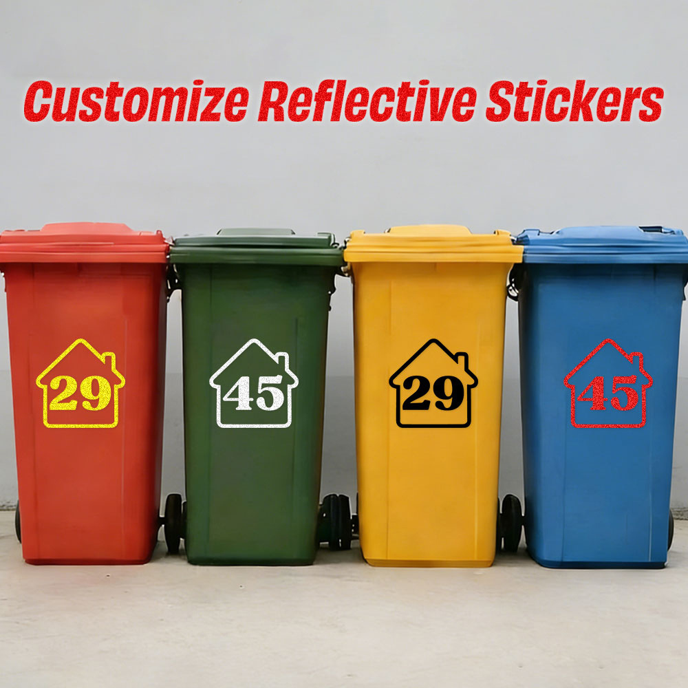 3 STKS Aangepaste reflecterend - Home Office Number recensie en prijs